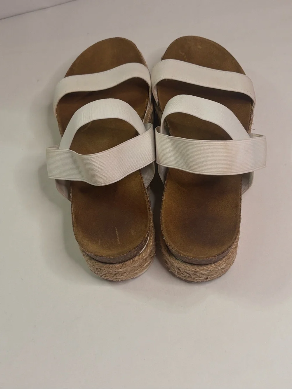 white platform